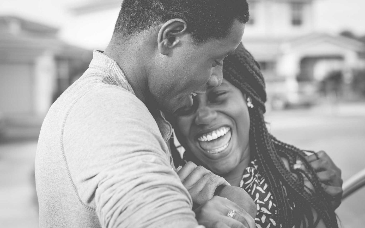 Happy couple.
